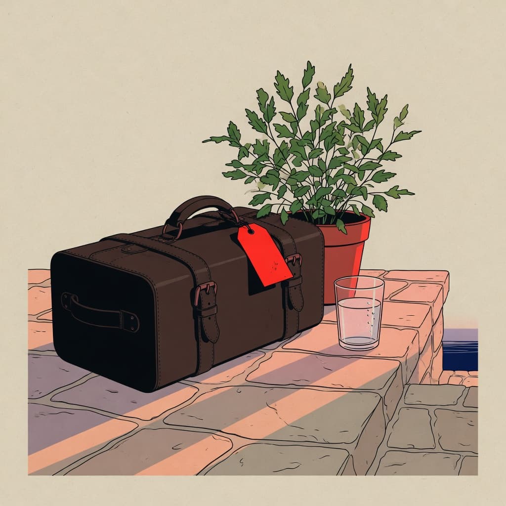 Illustration eines Reisekoffers