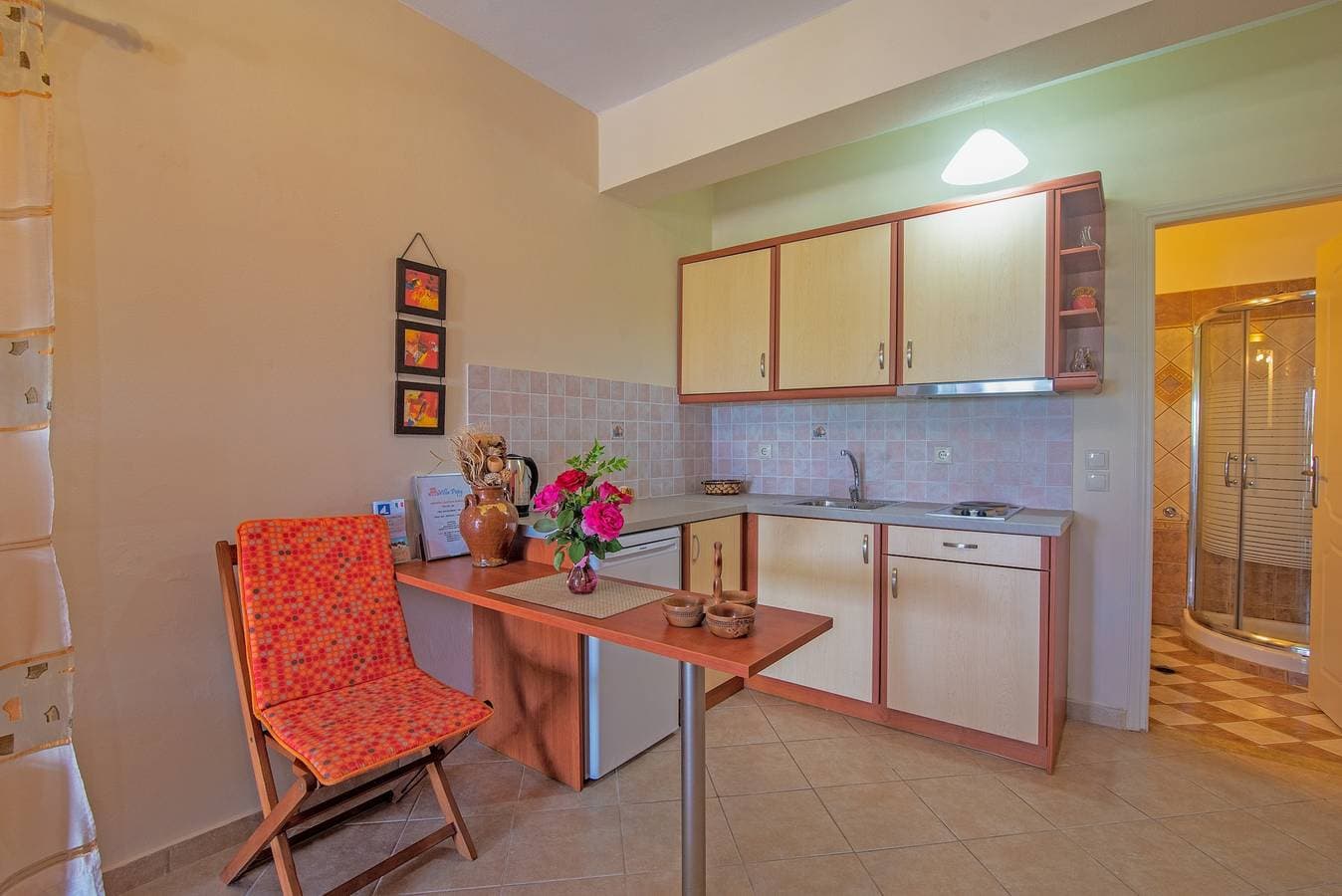 Foto 9 von 21: Ferienwohnung 'Villa Pepy Studio 2' in Strandnähe mit Garten und WLAN
