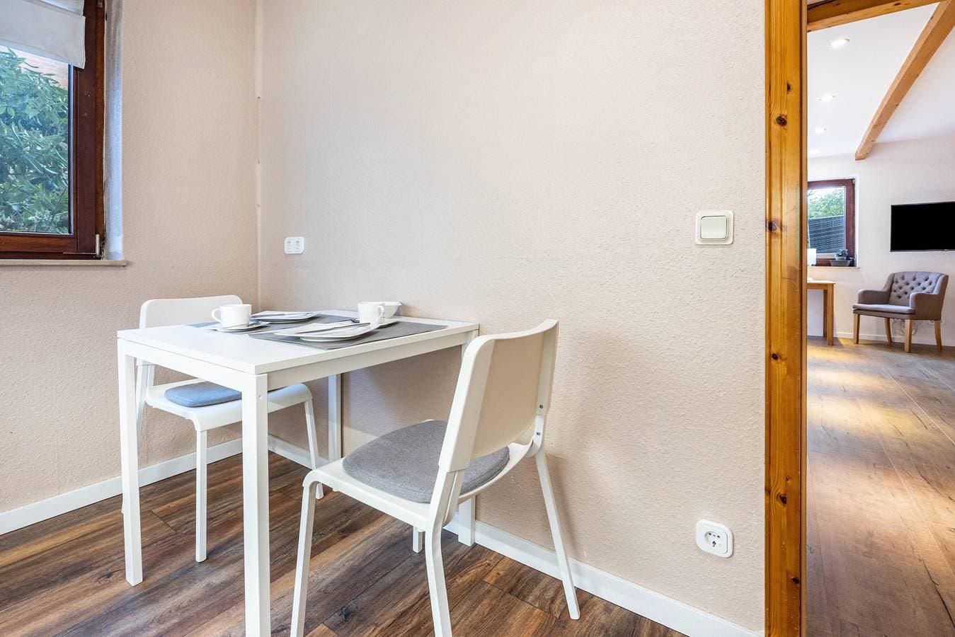 Foto 6 von 25: Ferienwohnung Silberborth mit privater Terrasse, Gemeinschaftsgarten und Sauna