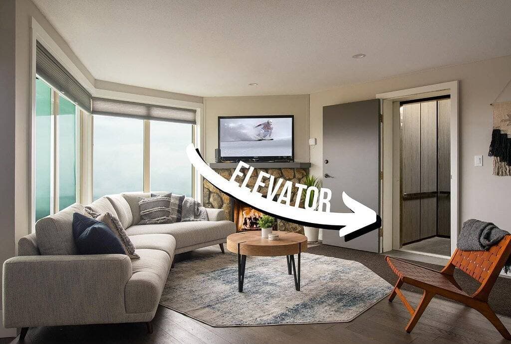 Foto 5 von 20: Mountain Penthouse with elevator ski in/out pet friendly