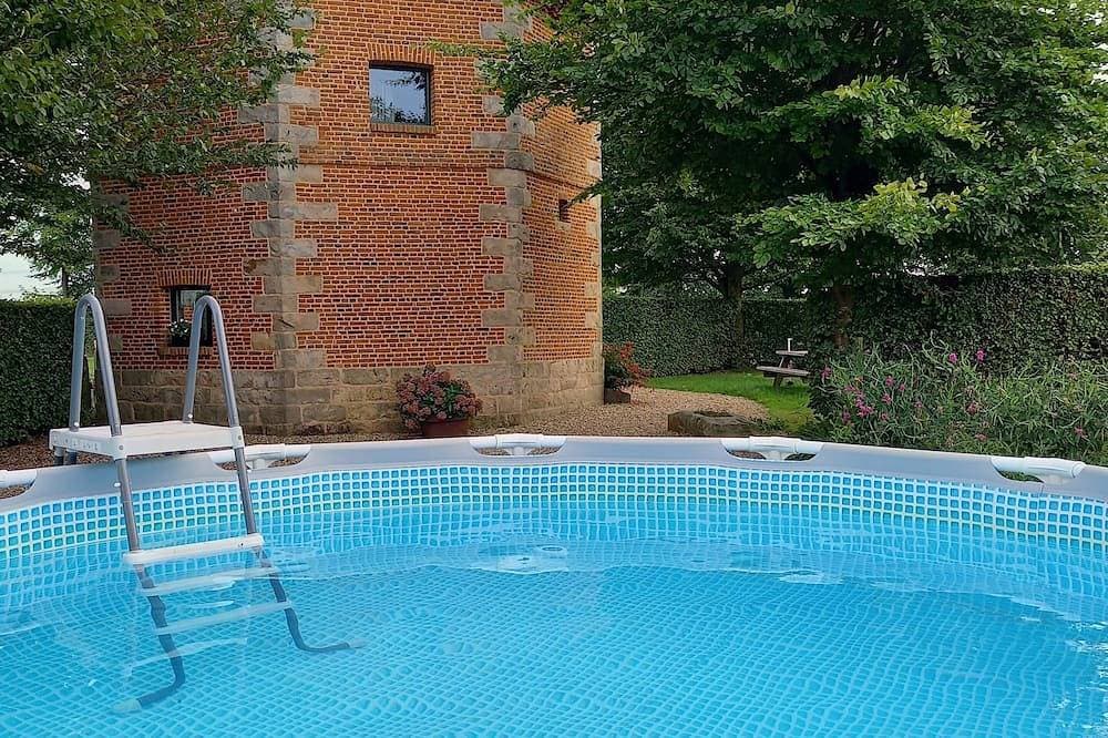 Gite den Frühling, rundes Haus, Ruhe, großer Garten, Spiele, Haustiere willkommen. 1
