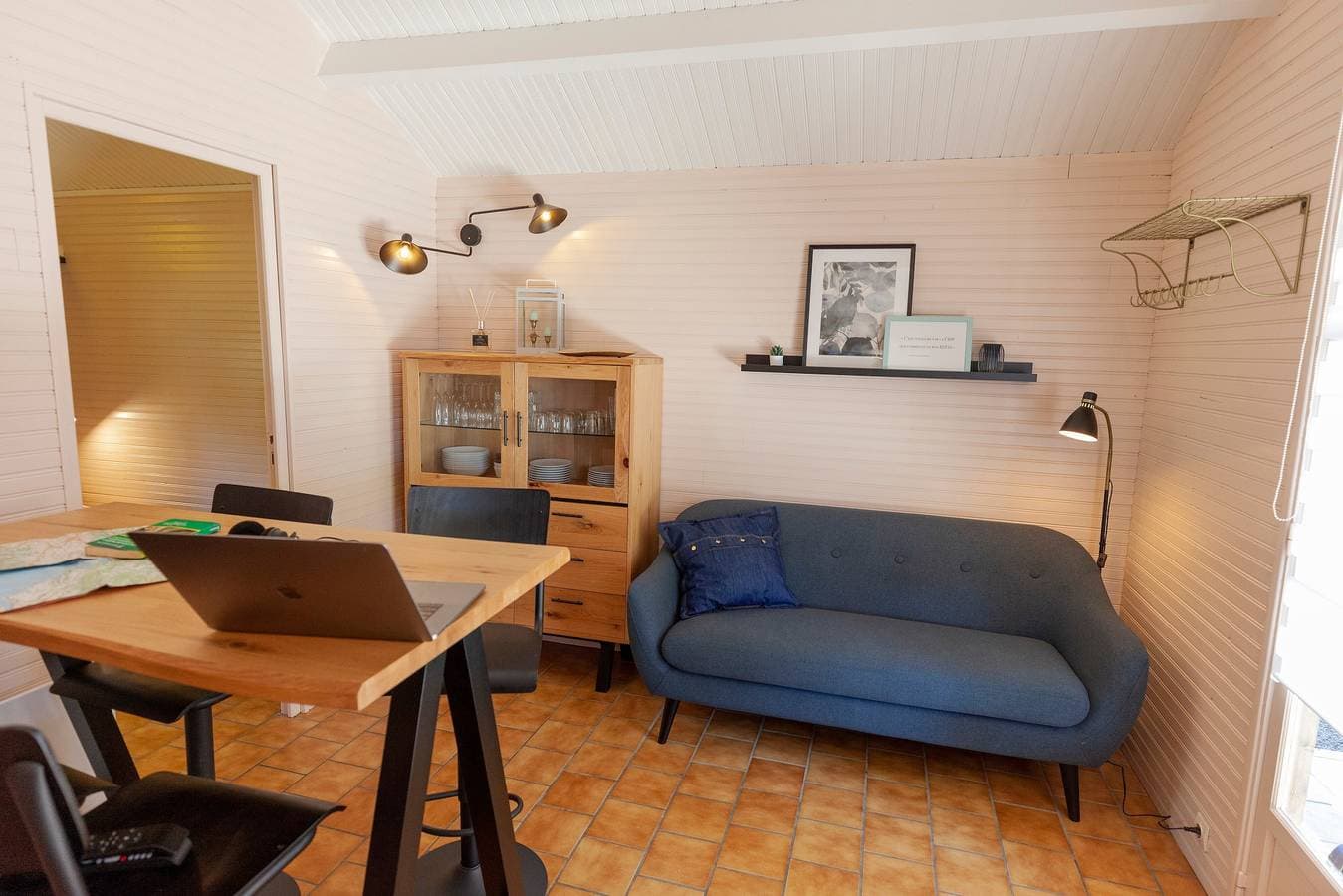 Foto 4 von 44: Domaine de Guillaume, Chalet Bon Père für 4 Personen mit Gemeinschaftspool, WLAN