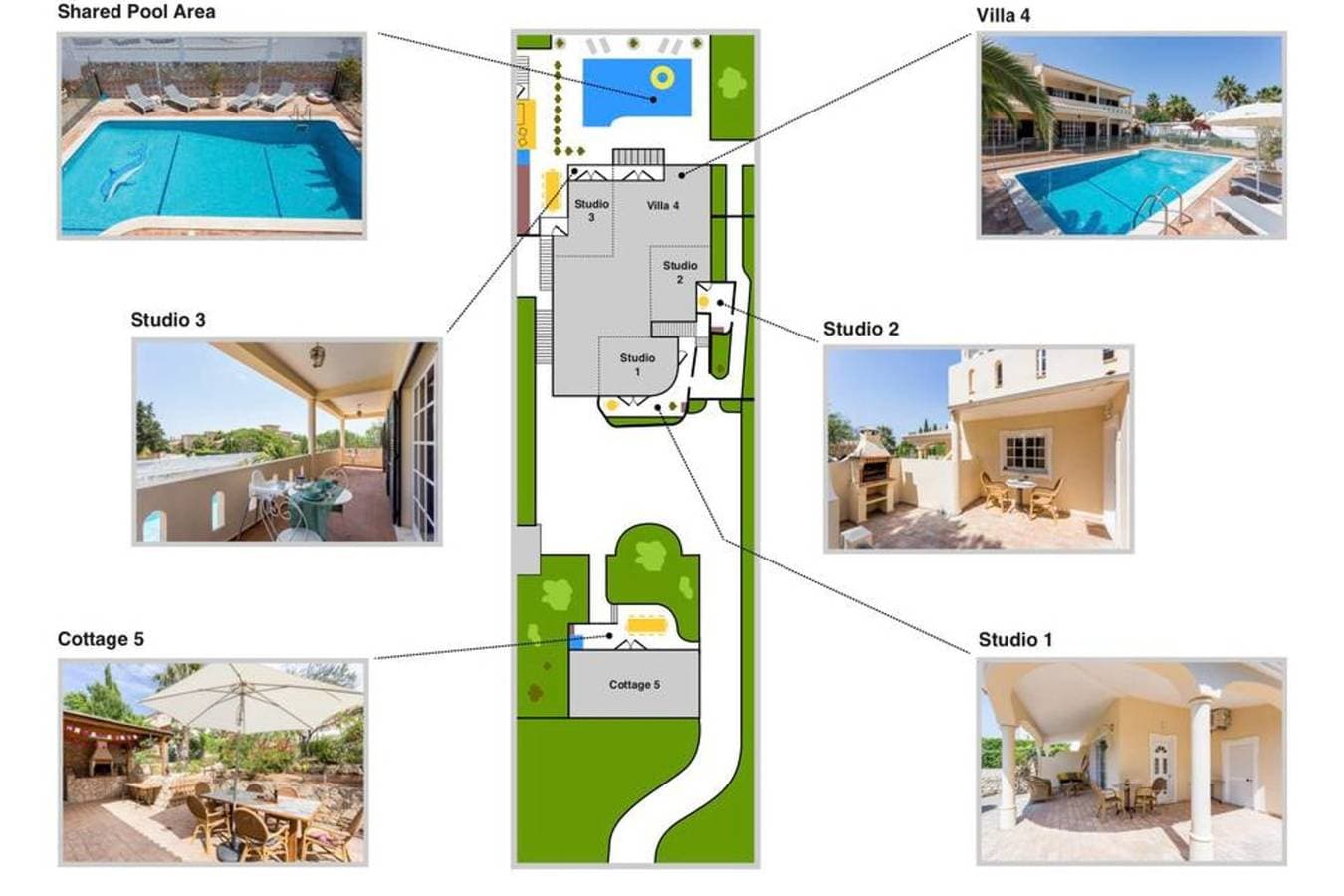 Foto 11 von 39: Quinta da Liberdade: Studio 3 (mit Poolblick)