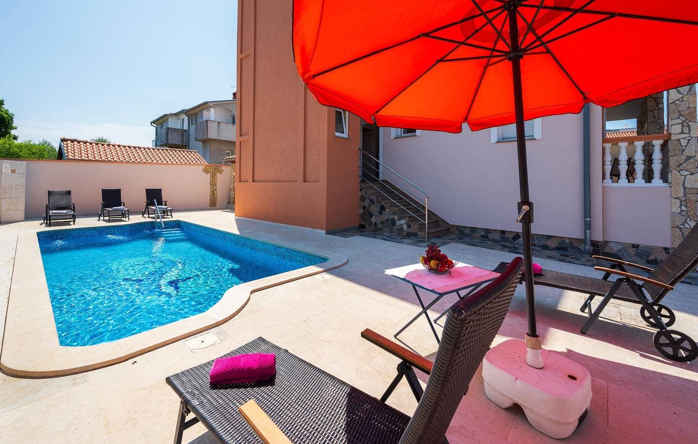 Foto 6 von 32: Gemütliche Ferienwohnung mit Pool, WLAN und Strand in der Nähe