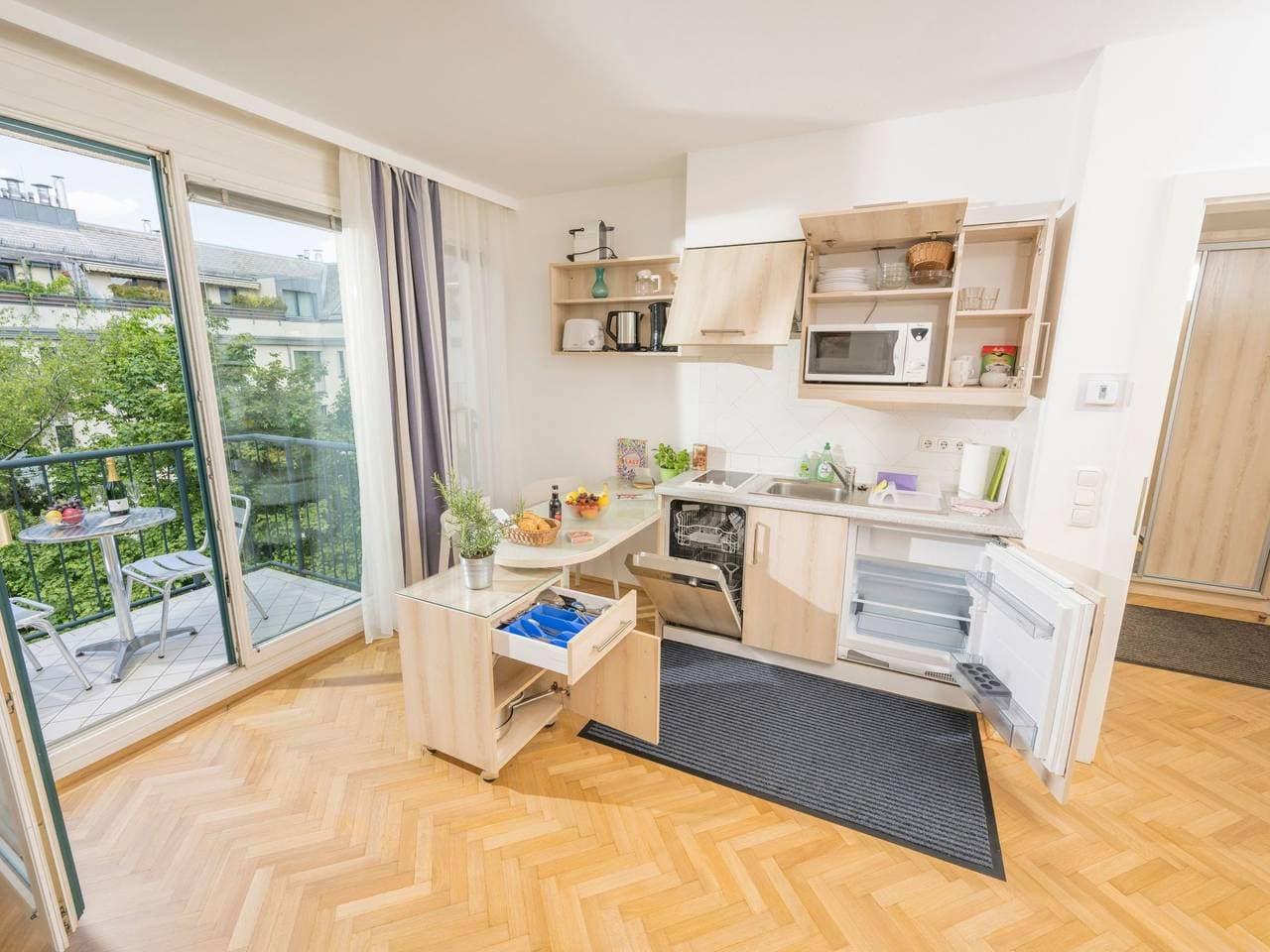 Foto 11 von 17: Studioappartement mit Balkon