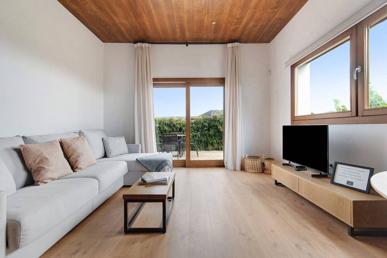 Foto 5 von 25: Ferienhaus 'Musa – Finca La Suerte Grande' mit Bergblick und privater Terrasse