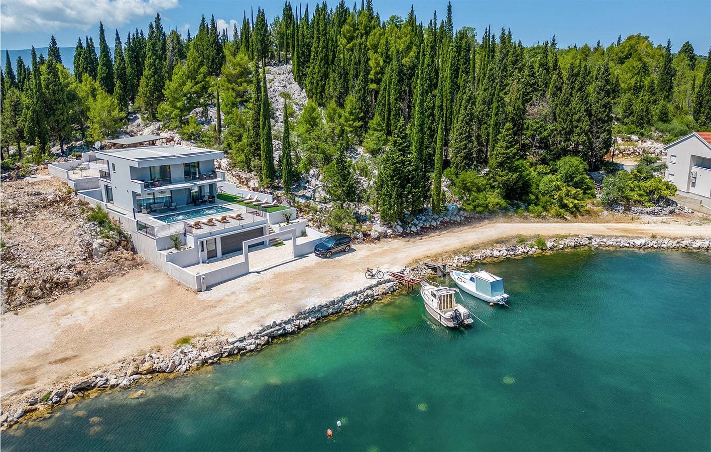 Gemütliche Ferienwohnung mit Meerblick, Pool, WLAN und Parkplatz – 300 m vom Strand entfernt 1