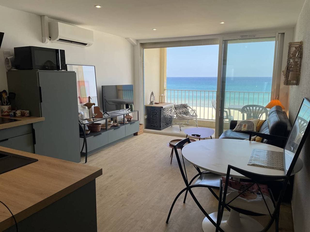 Foto 2 von 12: T2 Wohnung mit Klimaanlage und Meerblick in Canet-en-Roussillon