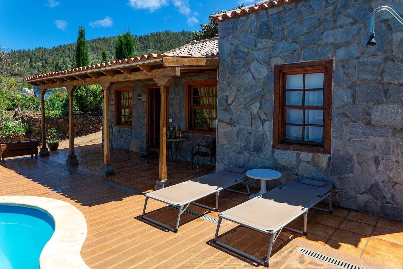 Foto 3 von 17: Villa mit Meerblick in Tijarafe, privater Pool.