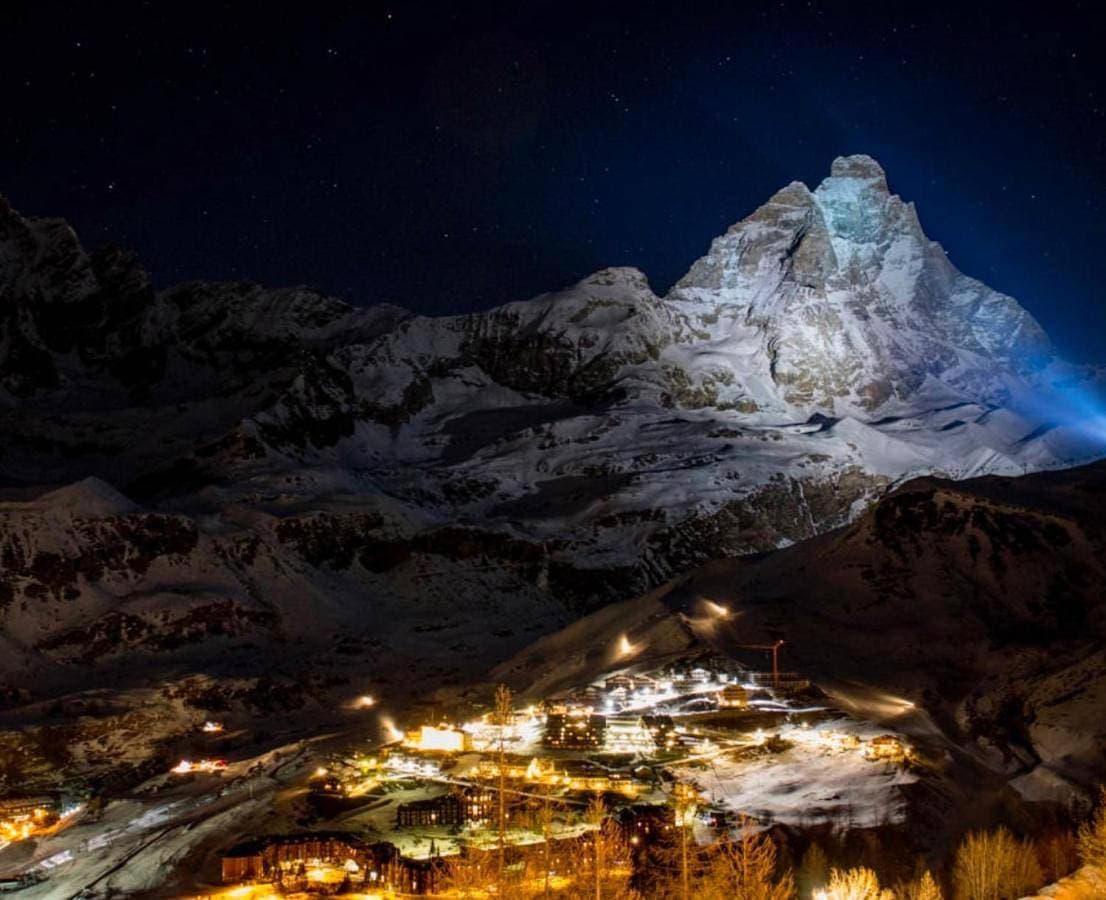 Monolocale la terrazza sulla neve-Cervinia 1