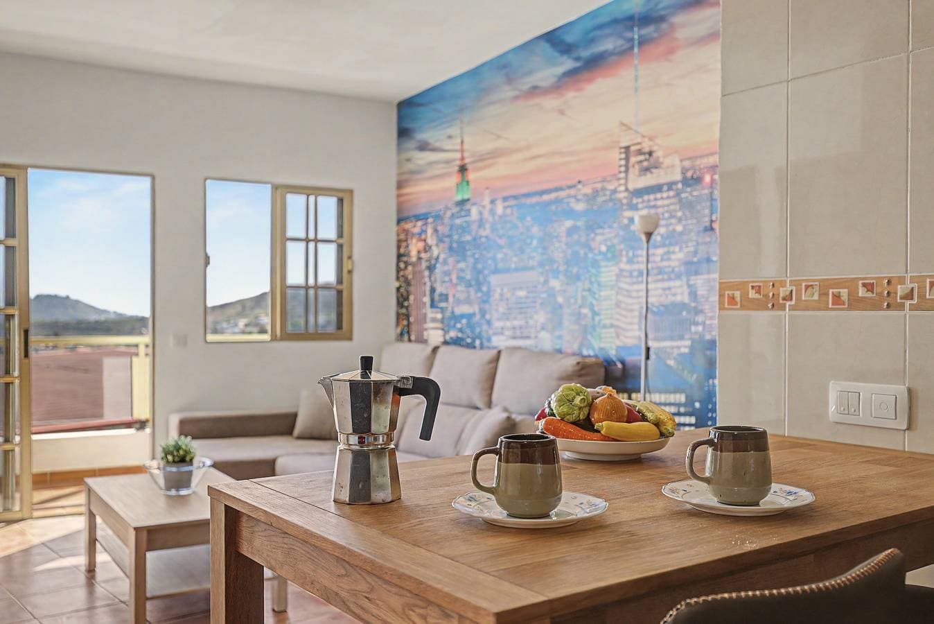 Foto 3 von 33: Ferienwohnung 'Apartamento Buen Lugar' mit Meerblick und Balkon