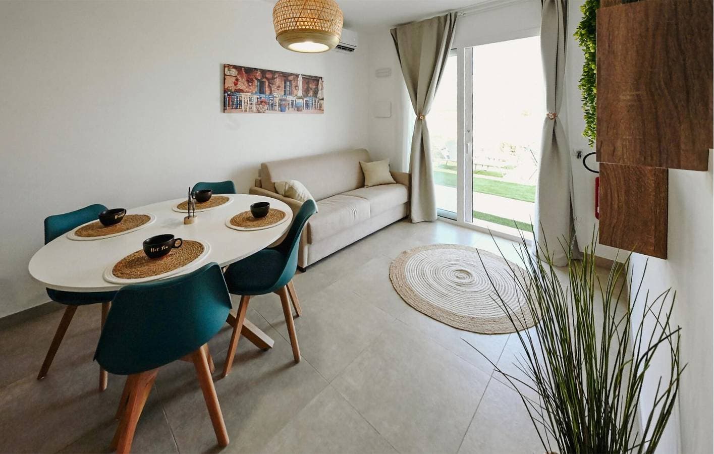 Foto 10 von 48: Apartment mit Meerblick, Pool, Küche & WiFi - 300m zum Strand