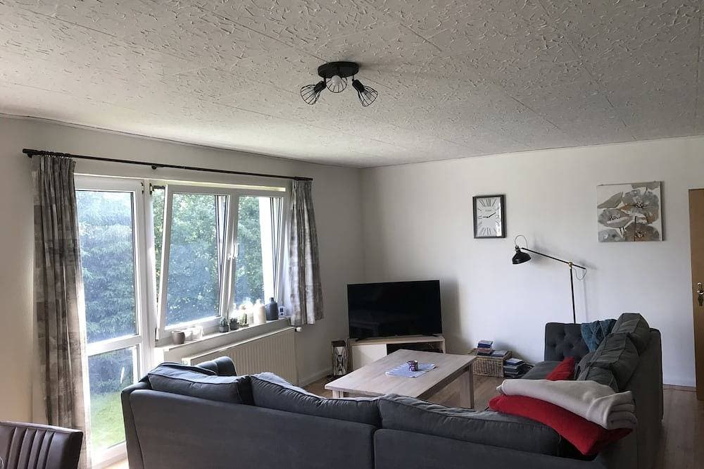 Foto 9 von 26: Ferienhaus „Oberharzruhe“ - Maisonett Wohn Tannenblick bis 7 P., 3 Schlaf Balkon