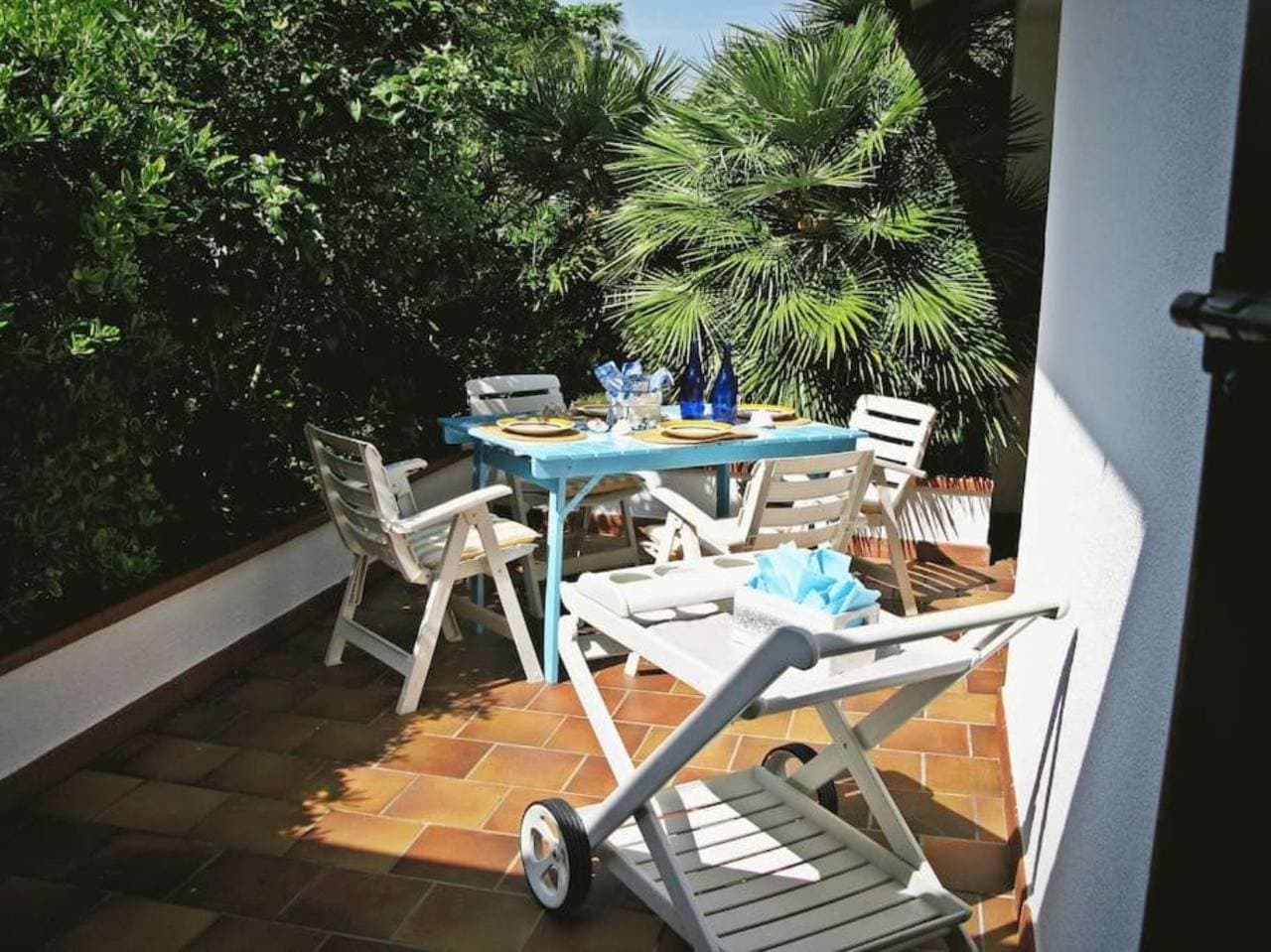 Foto 12 von 22: Ferienwohnung für 4 Personen mit Garten