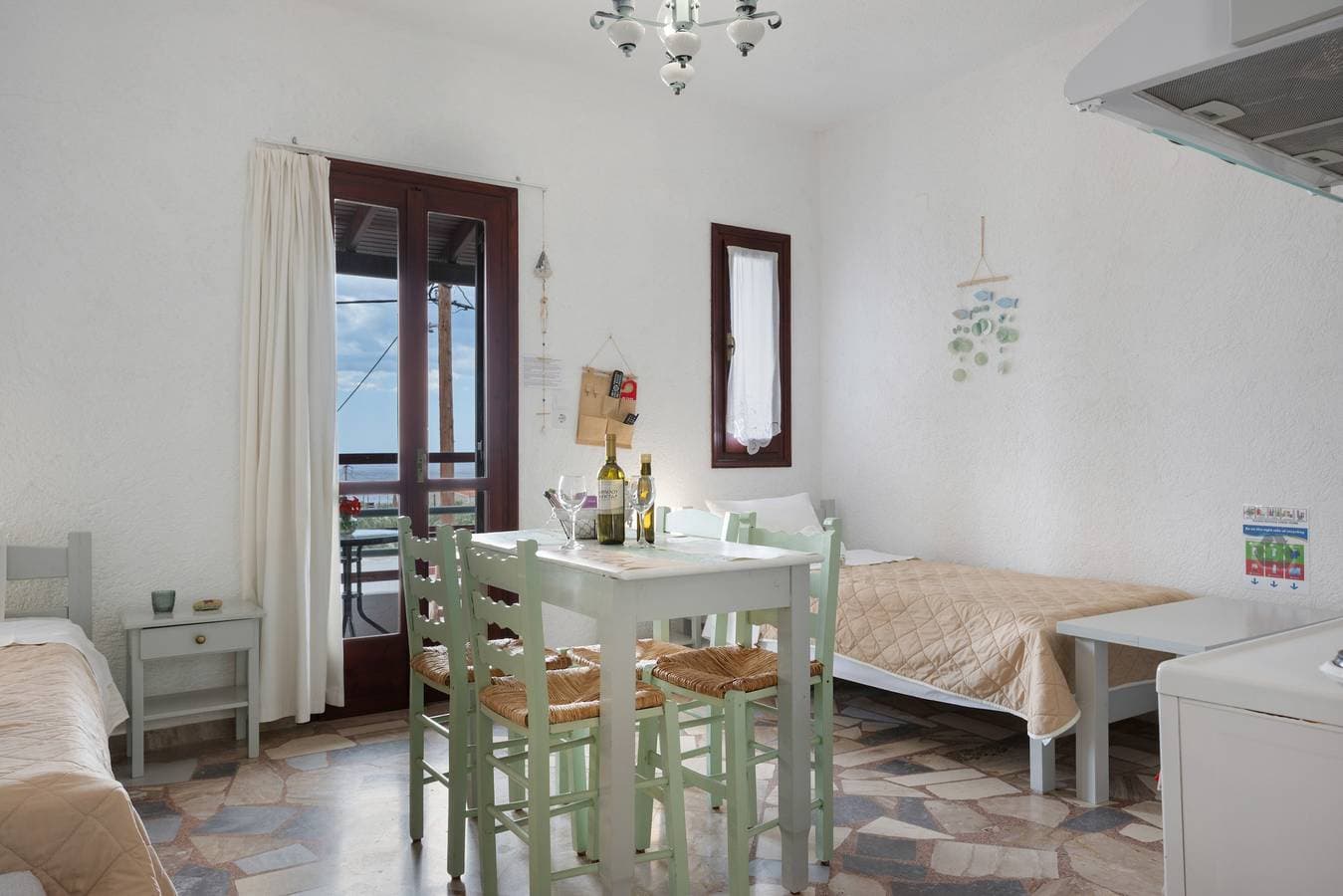Foto 4 von 21: Ferienwohnung in einem Hotel 'mit Meerblick-Creta' mit Meerblick, WLAN und Klimaanlage