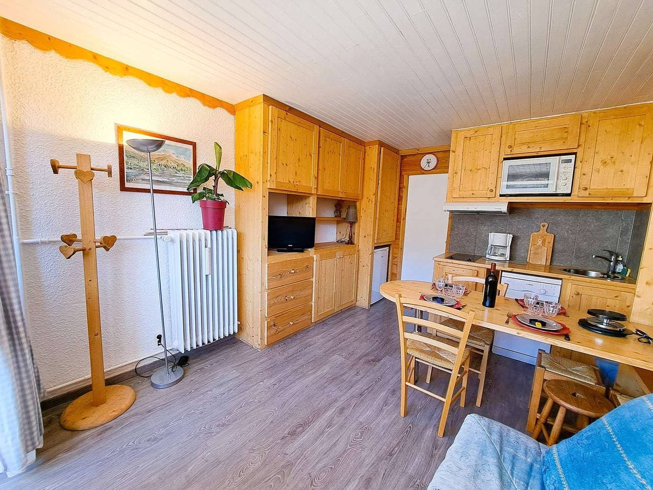 Renoviertes Studio an der Piste in Pra-Loup, ideal für 4 Personen 1