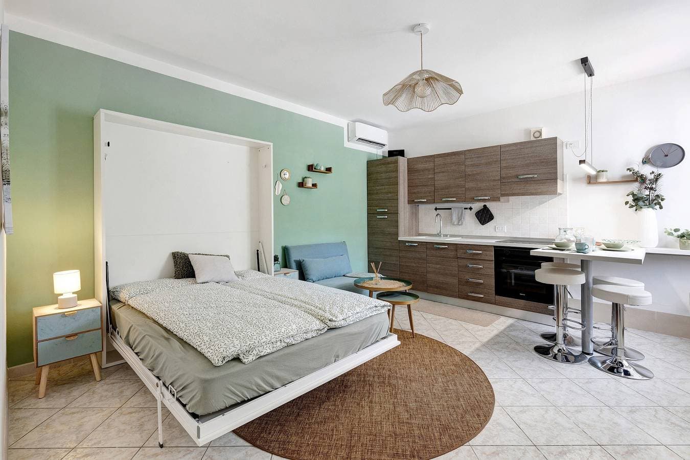 Foto 2 von 23: Einzimmerapartment 'Il Sire - Casa Vacanza' mit privater Terrasse, WLAN und Klimaanlage
