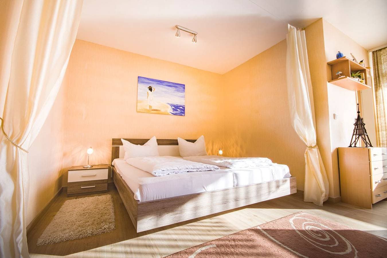 Gemütliche 4 Personen Ferienwohnung mit Schwimmbad und Sauna im Haus. 1
