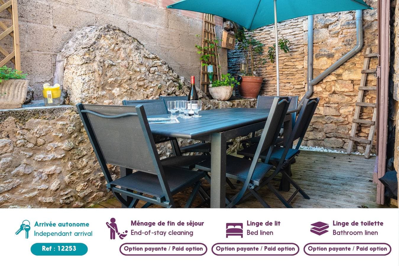 Foto 2 von 24: Modernes Steinhaus mit Terrasse für 6 Personen