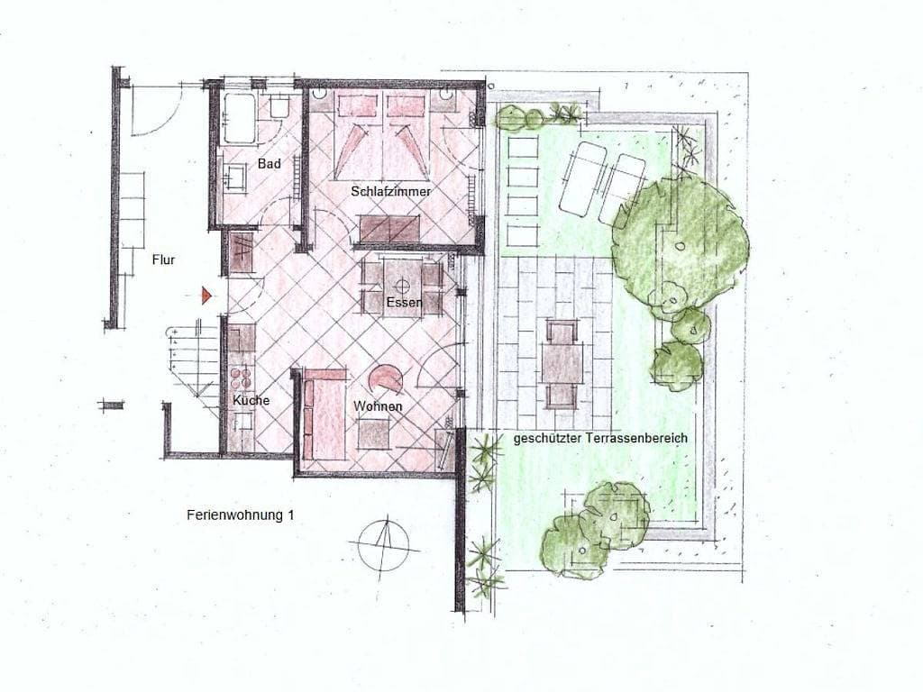 Foto 11 von 19: Ferienwohnung in Salem mit Schwimmbecken