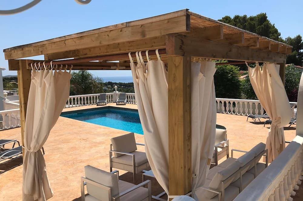 Meerblick-Villa, privater Pool, Klimaanlage, WLAN, 6 Pers 1