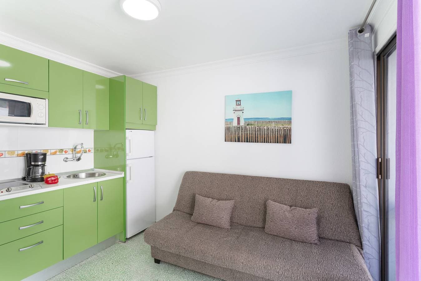 Foto 4 von 23: Ferienwohnung 'Los Angeles 3' mit Meerblick, Gemeinschaftsterrasse und Wi-Fi