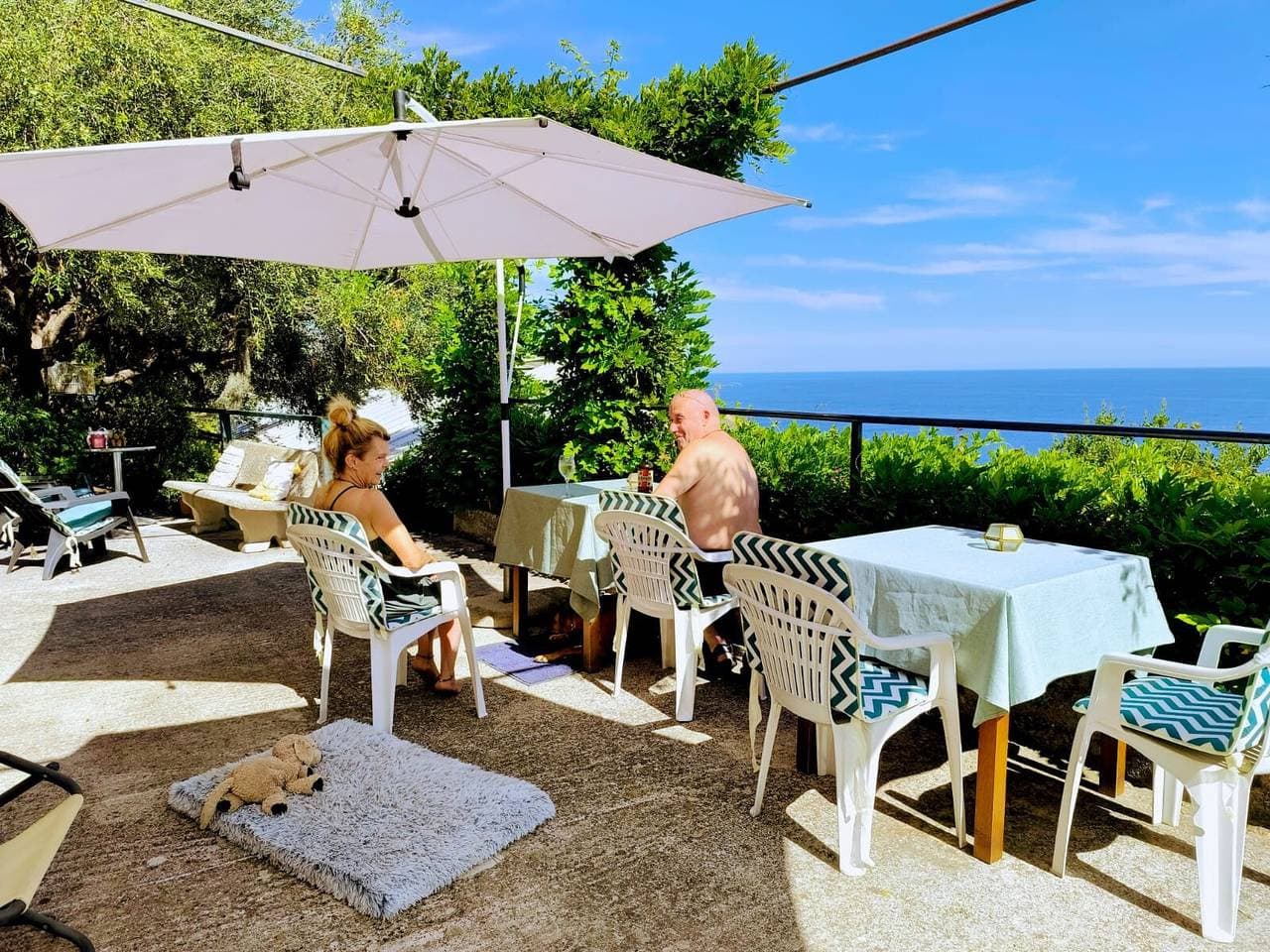 Foto 6 von 38: Ferienwohnung 'Gli Orti Sul Mare 1' mit Meerblick, Wi-Fi und Klimaanlage
