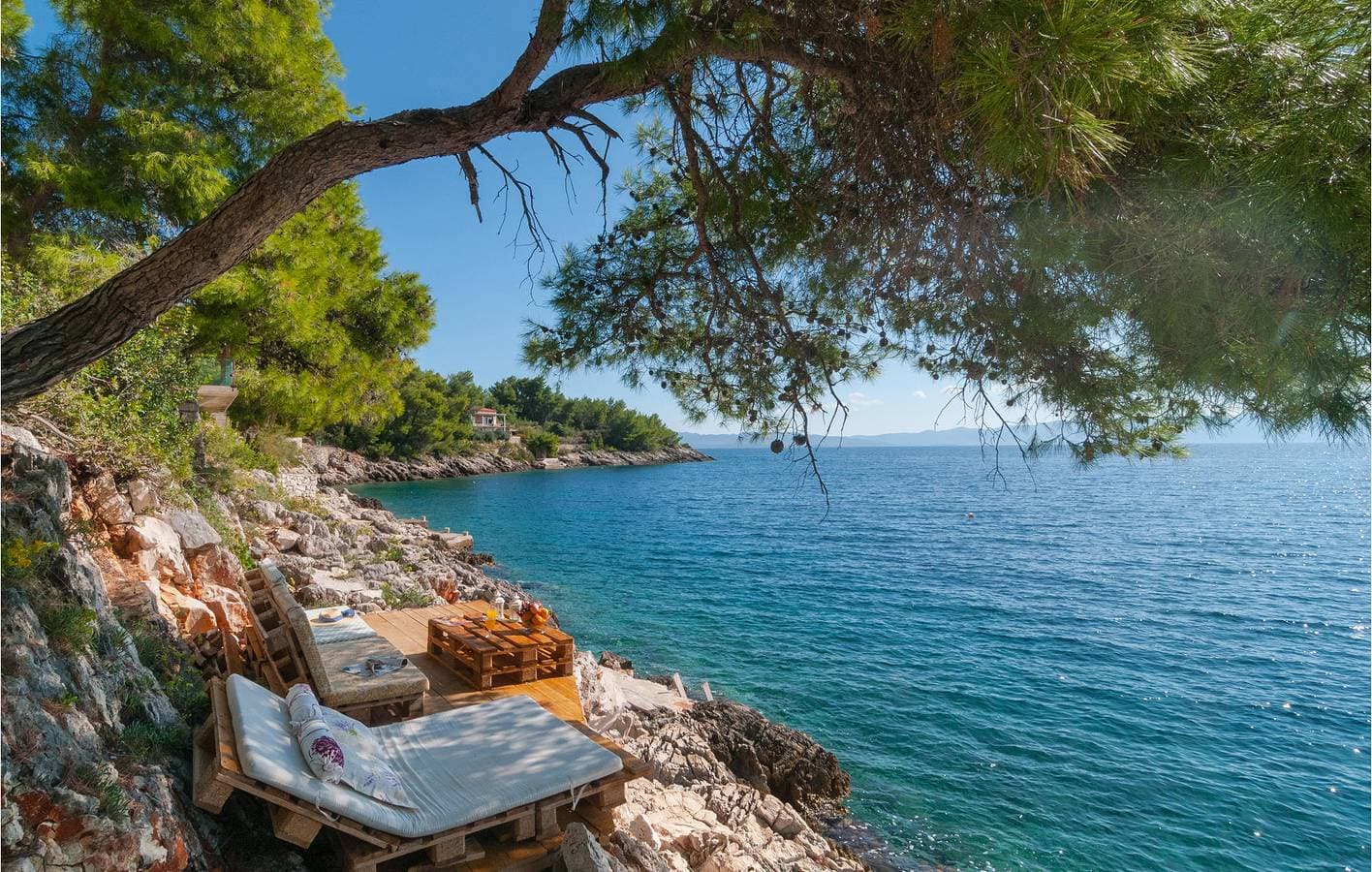 Foto 10 von 31: Gemütliche Ferienwohnung mit Meerblick, Terrasse und Parkplatz, 1000 m vom Strand entfernt