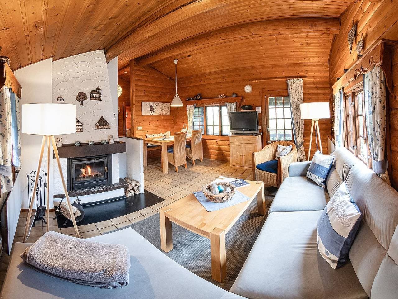 Foto 9 von 28: Schwedenhaus Waldkauz - Ferienhaus mit Kamin, max. 5 Personen