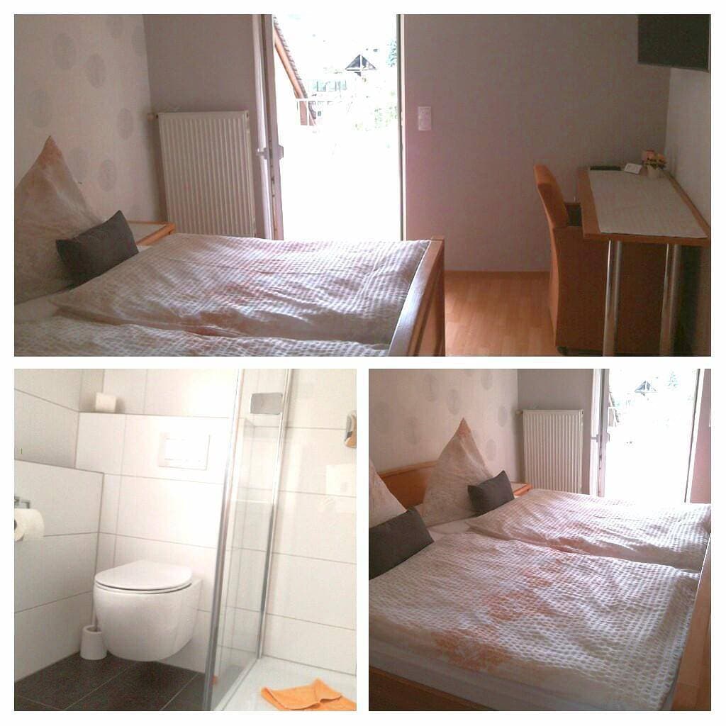 Foto 4 von 20: Doppelzimmer Dusche/Wc gartenseitig