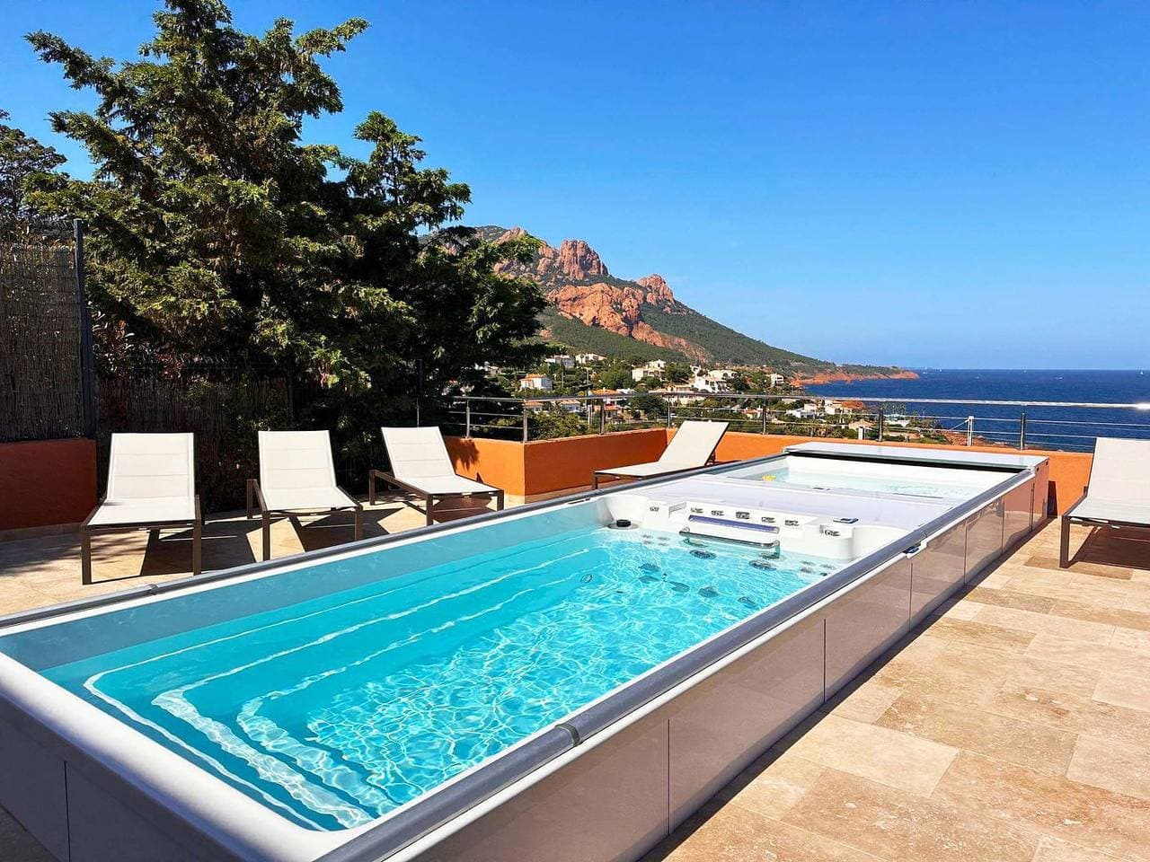 Tolles Ferienhaus für Familien mit Meerblick und Schwimm Spa, 5 Min. zum Strand 1