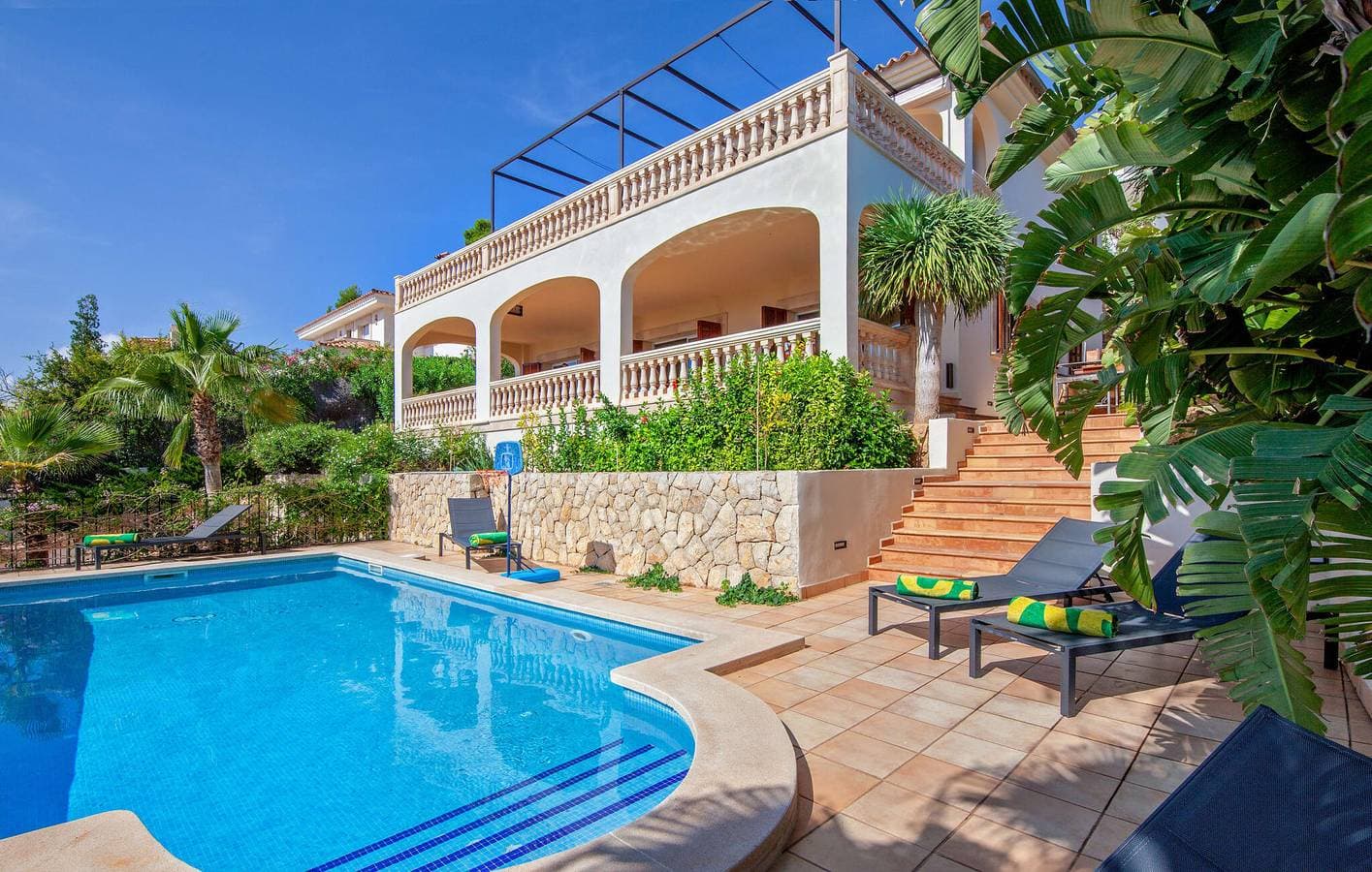 Rückzugsort am Meer mit Pool, Terrasse und Grill | 2 km zum Strand von Costa d'en Blanes 1