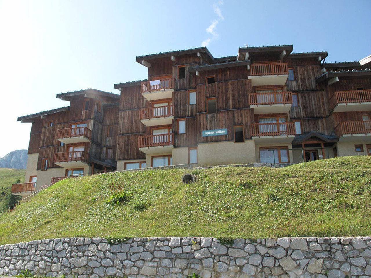 Foto 12 von 12: Studio in Plagne Villages, Pisten Zugang, Balkon