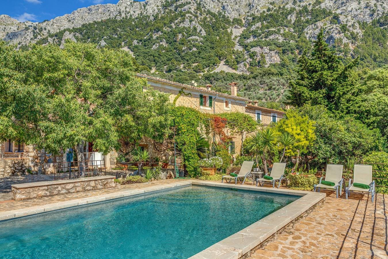 Foto 5 von 31: Finca 'Sa Cabana Vella Fornalutx' mit Bergblick, Pool und Wi-Fi