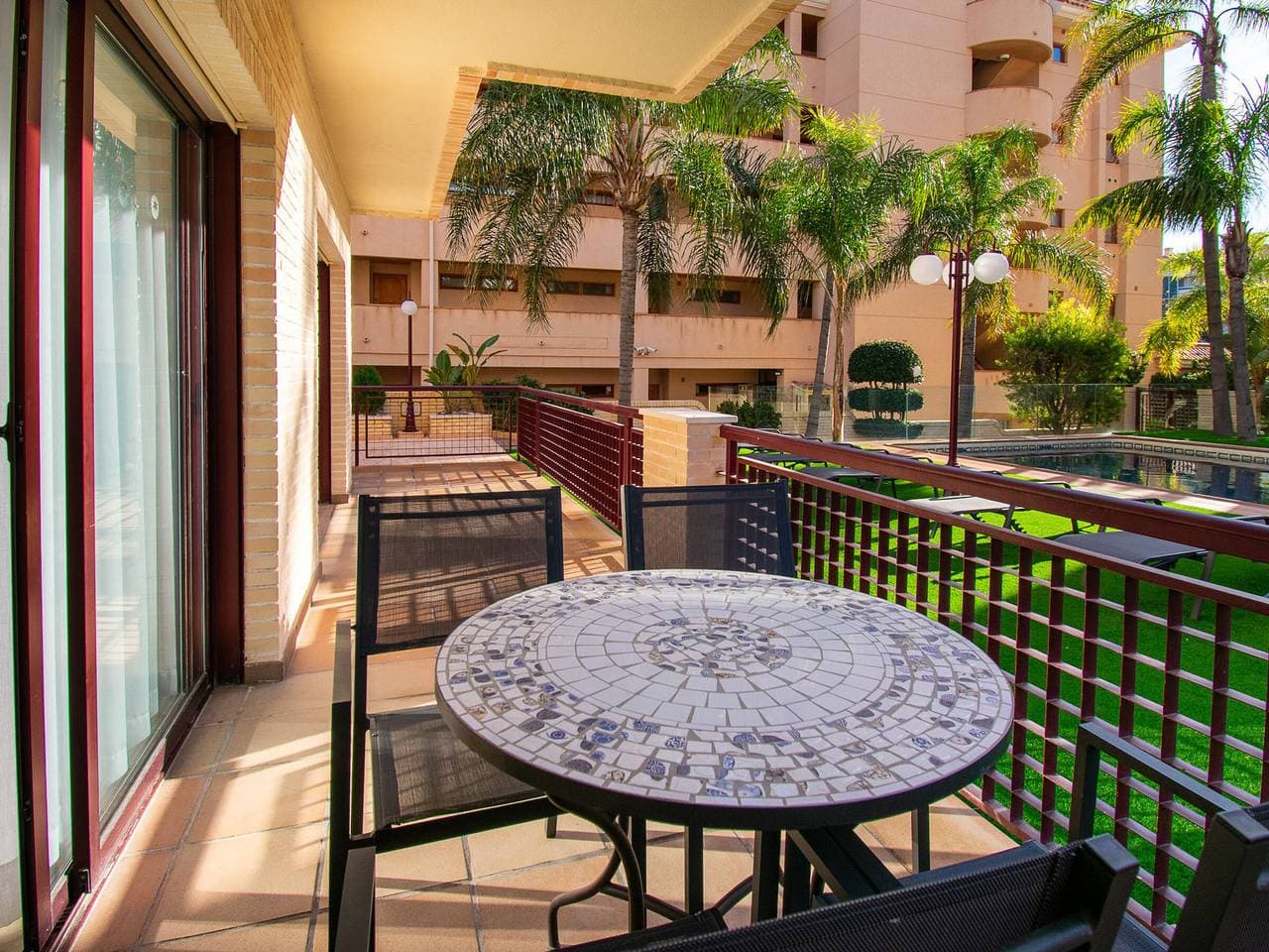 Foto 8 von 35: Modernes Apartment in Albir mit Gemeinschaftspool, WLAN, Klimaanlage