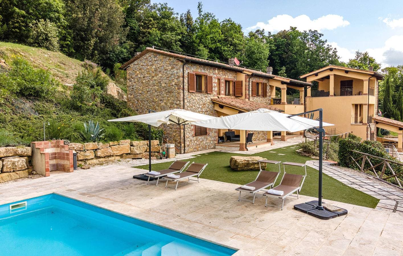 Foto 11 von 35: Geräumige Wohnung mit Pool und Parkplatz, 2 km von Monteverdi Marittimo entfernt