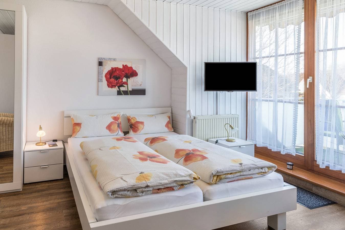 Foto 4 von 15: Einzimmerwohnung "Baur Nr. 2" mit Wlan und Balkon; Parkplatz vorhanden