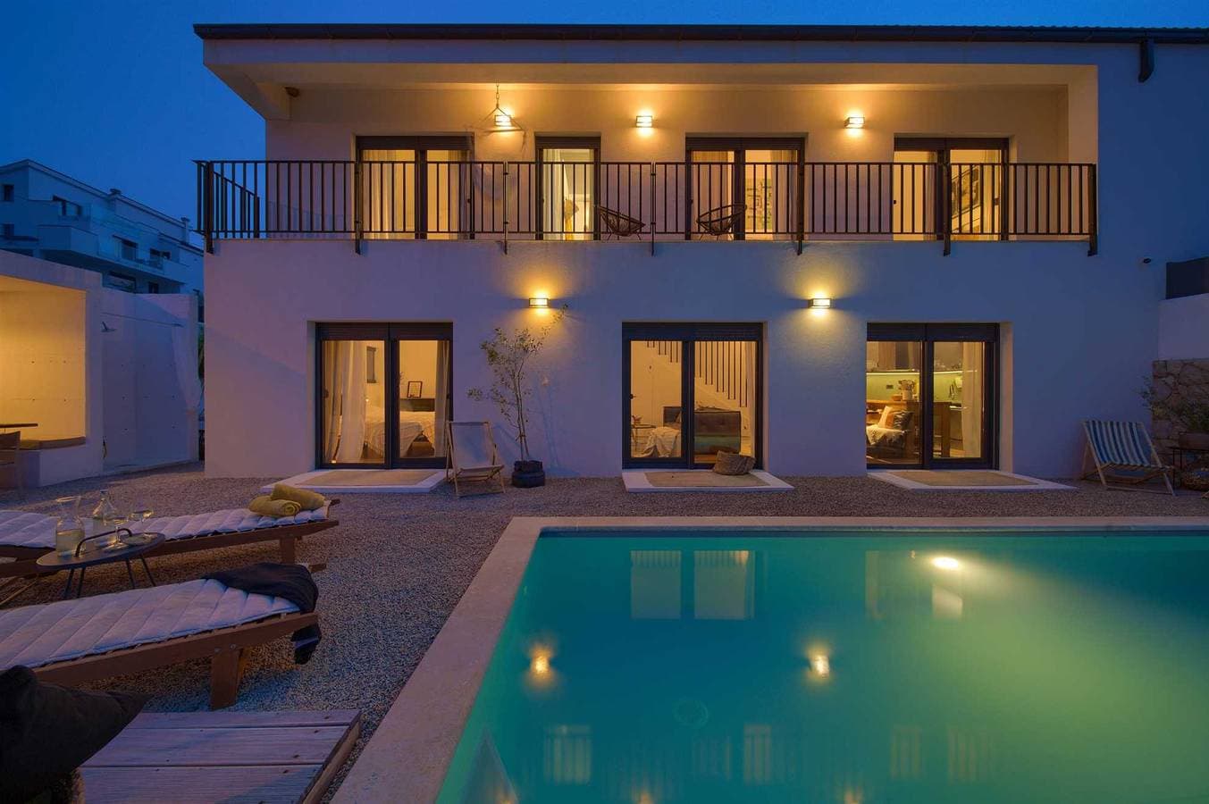 Villa Kucha 26b mit Pool und Meerblick 1