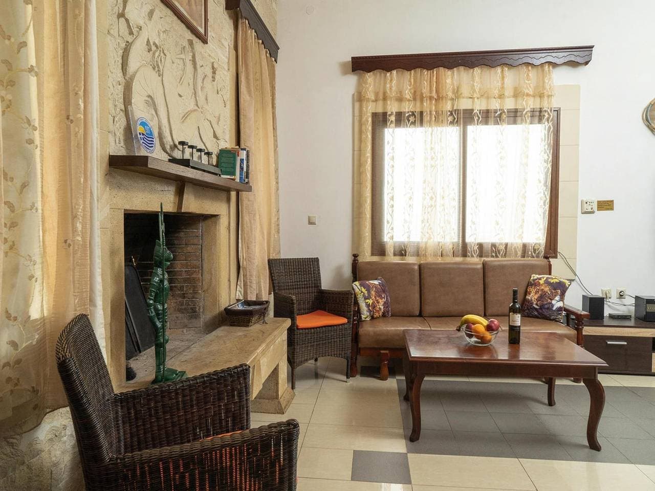 Foto 6 von 19: Modernes Ferienhaus in Stalos mit Balkon