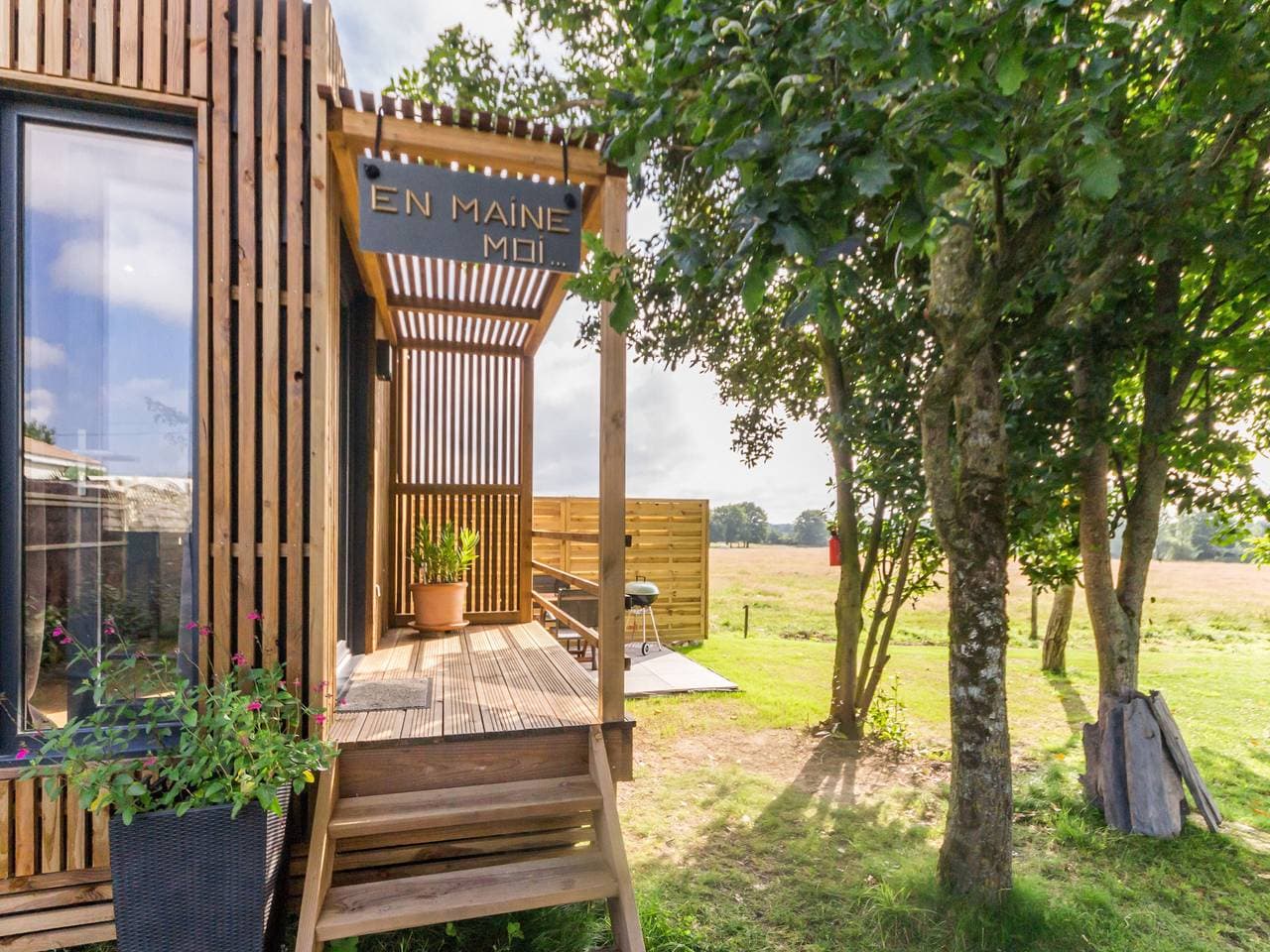 Foto 3 von 15: Charmante cabane calme avec piscine privative chauffée, à deux pas de Clisson et Nantes