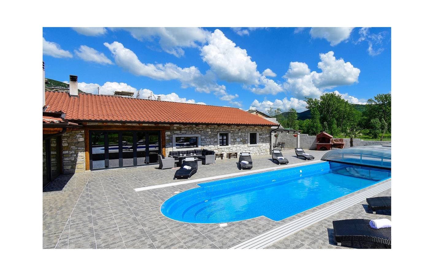 Foto 4 von 54: Geräumige Ferienwohnung mit Pool und WLAN, in der Nähe des Restaurants „Konoba Dolina“
