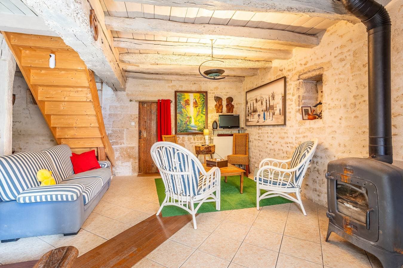 Foto 8 von 58: Gästezimmer 'Chez Jacques - Zen' mit privater Terrasse, WLAN und Klimaanlage