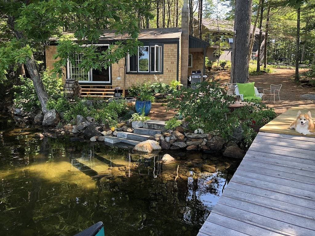 Lazy Lake Erfahrung mit Sunny Dock & Great Swimming - in der Nähe von Camden / Rockport 1