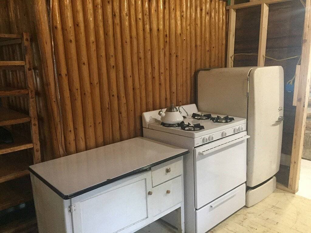 Rustikales authentisches Michigan-Blockhaus 1