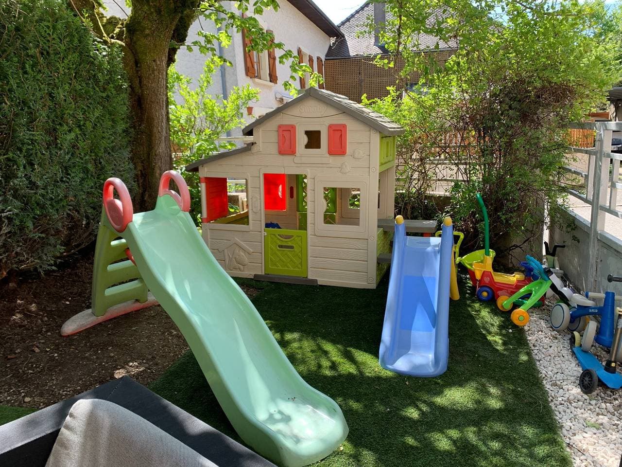 Foto 10 von 45: Gîte Les Tilleuls mit Gemeinschaftsgarten und Whirlpool