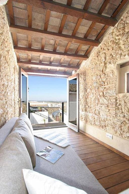 Medina Sidonia, luxury historic modern townhouse, swimming pool, terraces, sea view. 1