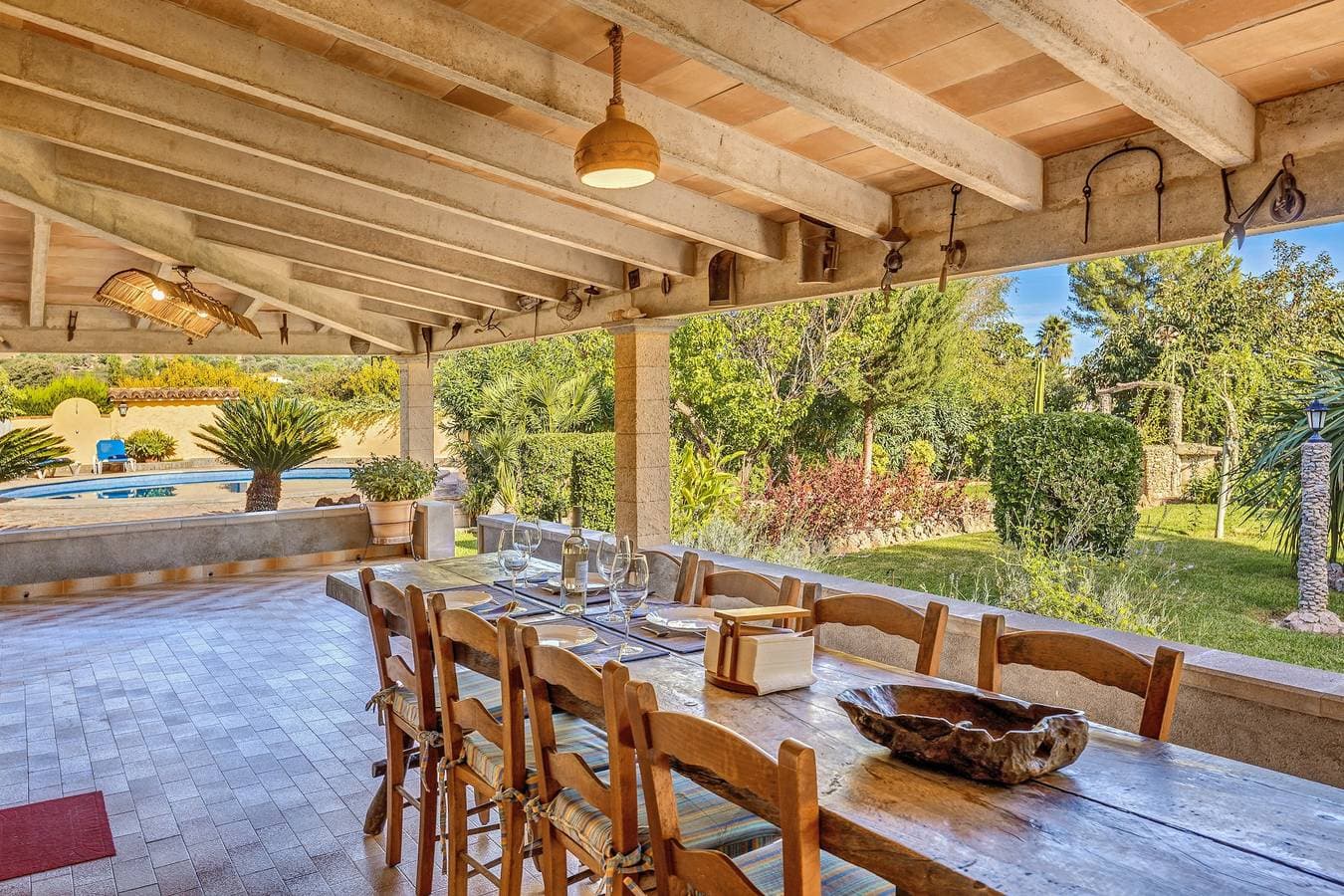 Foto 6 von 25: Finca "La Sort Llarga" mit Bergblick, Pool, A/C, WLAN, Terrasse & Garten; Haustierfreundlich