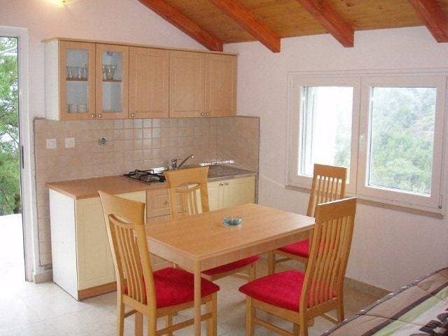 Foto 6 von 23: Robinsonhaus in Žrnovo mit Meerblick, Terrasse (3638-3)