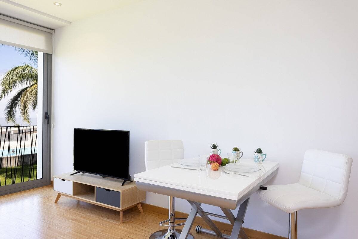 Foto 8 von 35: Ferienwohnung für 3 Personen mit Pool