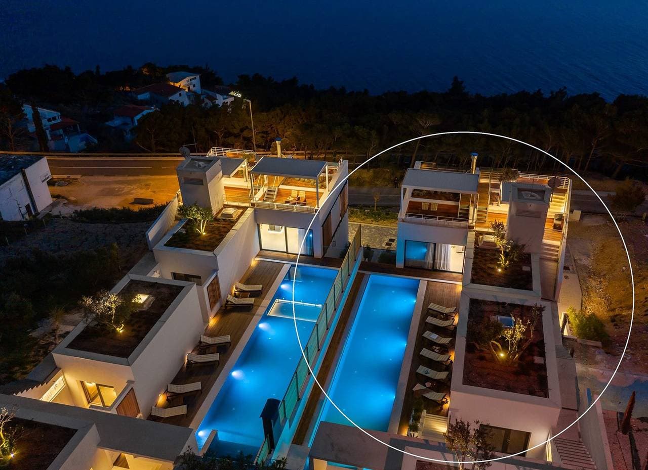Hochwertig gestaltete Villa Maestral mit beheiztem Pool, Whirlpool, Wellness, Fitnessraum, Sauna, 3 ... 1